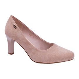 Escarpins pour femmes Sergio Leone en daim beige Orsola Escarpins pour femmes Sergio Leone en daim beige Orsola