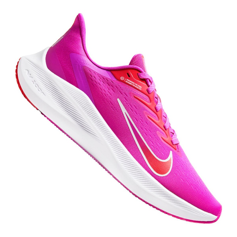 Nike Zoom Winflo 7 W CJ0302-600 chaussures de course rouge rose