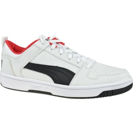 Puma Rebound LayUp Sl M 369866 01 blanche le noir