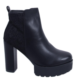 Noir RB41P Bottines compensées noires