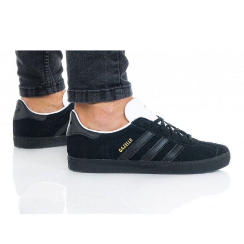 Chaussures Adidas Gazelle Jr EF5677 le noir