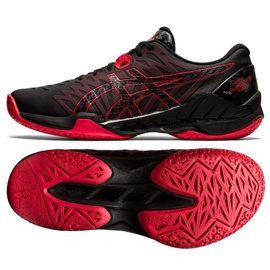 Chaussures de handball Asics Blast Ff 2 M 1071A044-001 multicolore le noir