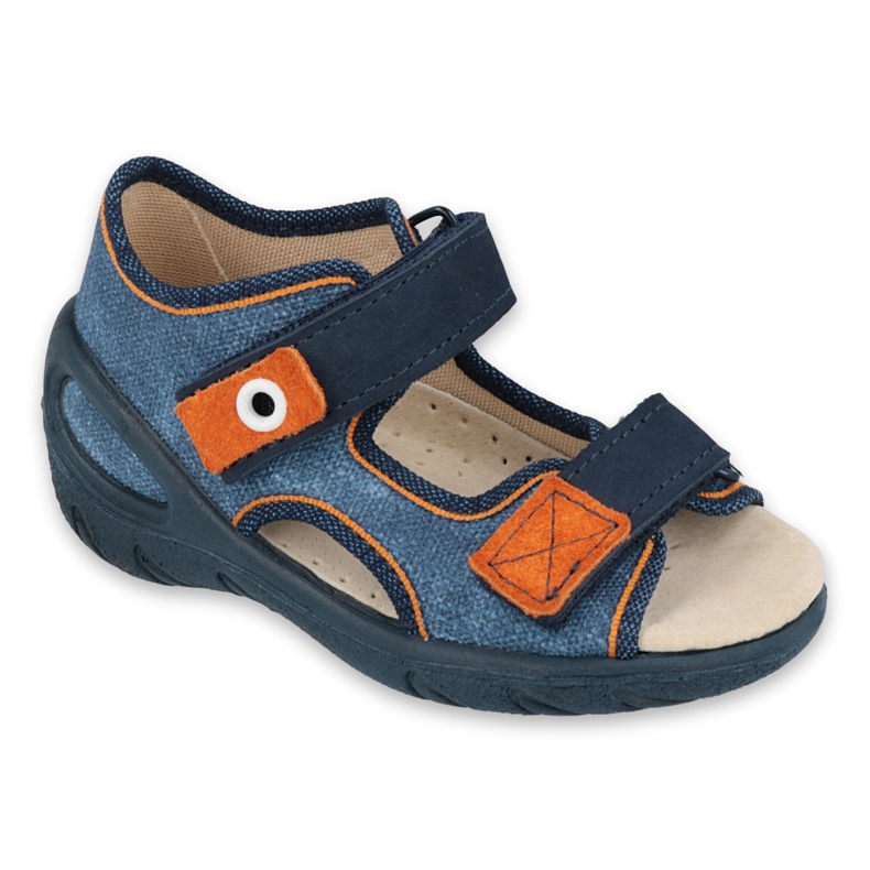 Befado chaussures pour enfants pu 065X140 bleu marin