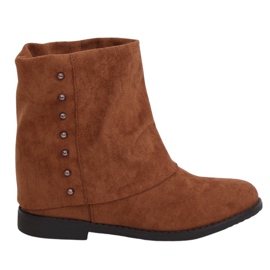 Bottes sur un camel compensé caché ST-03P Camel brun Bottes sur un camel compensé caché ST-03P Camel brun