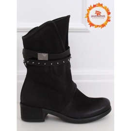 Bottes militaires noires pour femmes ST-05P Noir
