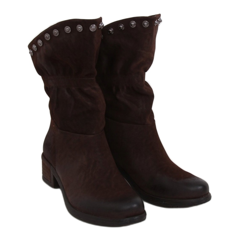 Bottes marron marron pour femme ST06P Marron brun