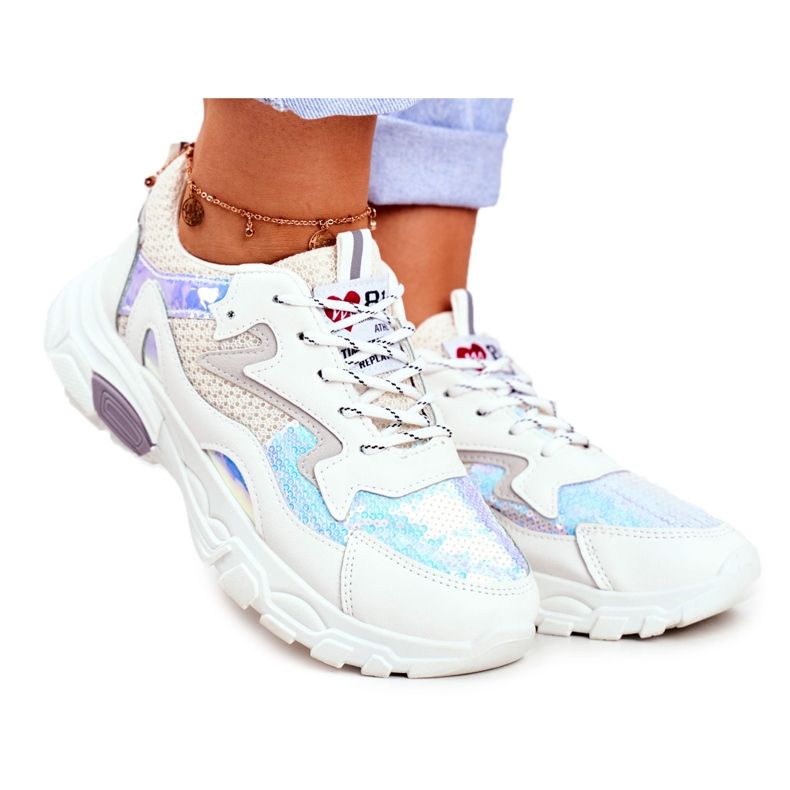 Chaussures de Sport Femme Lu Boo Blanc Dazzle Me blanche multicolore Chaussures de Sport Femme Lu Boo Blanc Dazzle Me blanche multicolore