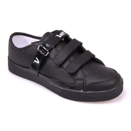 Baskets Avec Velcro F-1-02 Noir le noir
