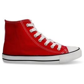 Baskets Hautes Konwers 8222 Rouge