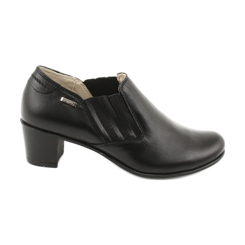 Gregors 789 chaussures sans lacets pour femmes noir le noir