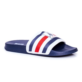 Chaussons Homme Big Star Bleu Marine DD174691 blanc