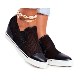Baskets Femme Lu Boo avec maille Noir Morgono