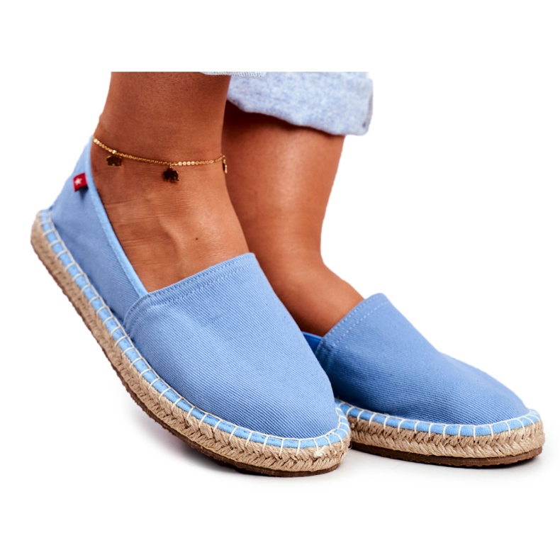 Espadrilles Femme Semelle Tressée Bleu Big Star DD274A153