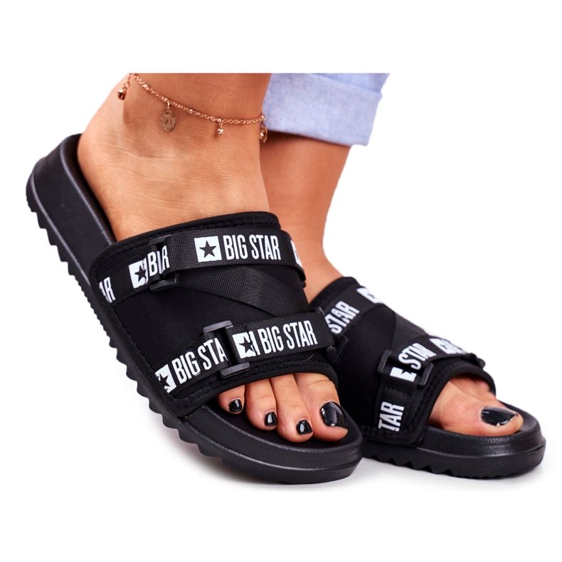 Chaussons Femme Big Star Military Noir GG274018 le noir Chaussons Femme Big Star Military Noir GG274018 le noir