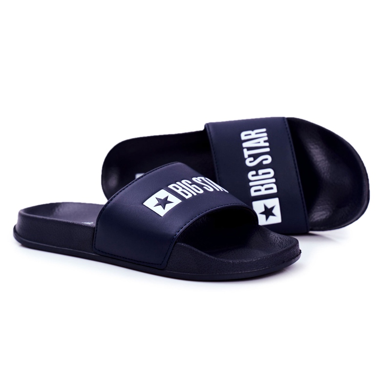 Chaussons Homme Big Star Caoutchouc Bleu Marine GG174931