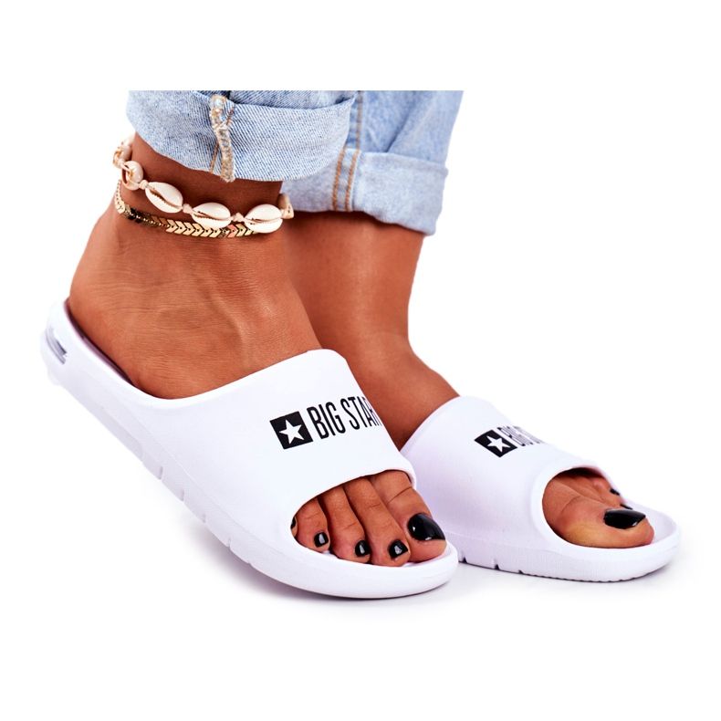 Chaussons Femme Big Star Air Blanc GG274A026 blanche