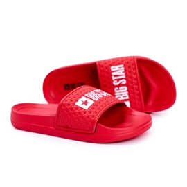Chaussons Enfants Big Star Rouge Matelassé GG374801