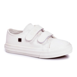 Chaussures Enfant Baskets Big Star Avec Velcro Blanc GG374010