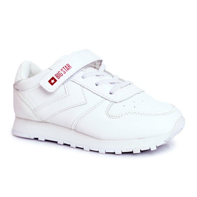 Chaussures de sport pour enfants Big Star avec velcro blanc GG374057 blanche