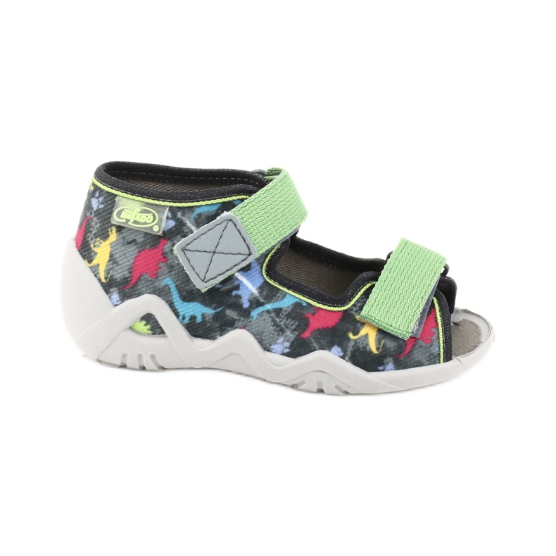 Chaussures enfant Befado 250P092 gris multicolore vert
