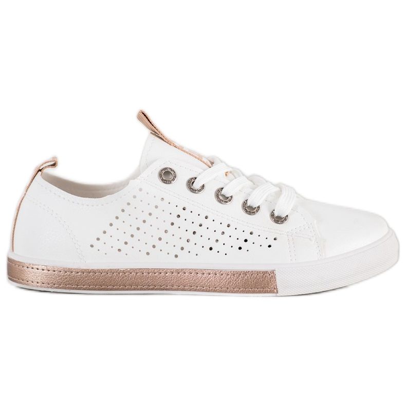 Bella Paris Baskets Avec Eco Cuir Nice blanche