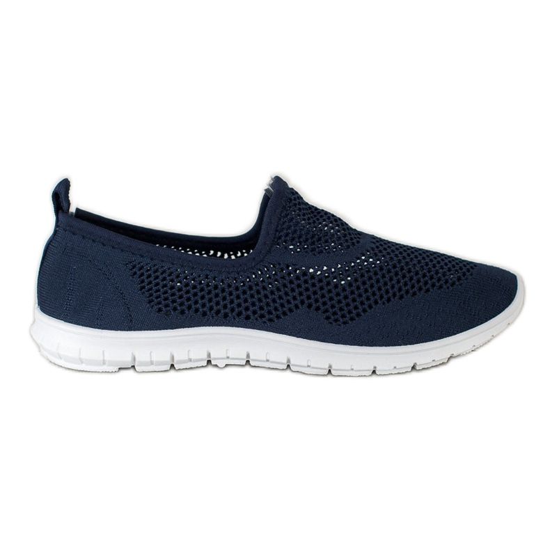 Bona Slipons Ajourés bleu