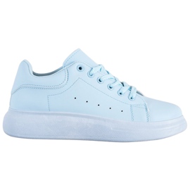 SHELOVET Baskets bleues sur la plate-forme