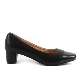 Escarpins classiques noirs sur le poteau 0018-1 le noir