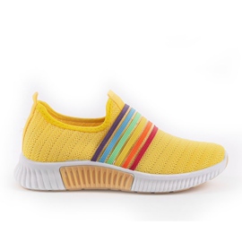Chaussures de sport à enfiler BS30 jaunes multicolore