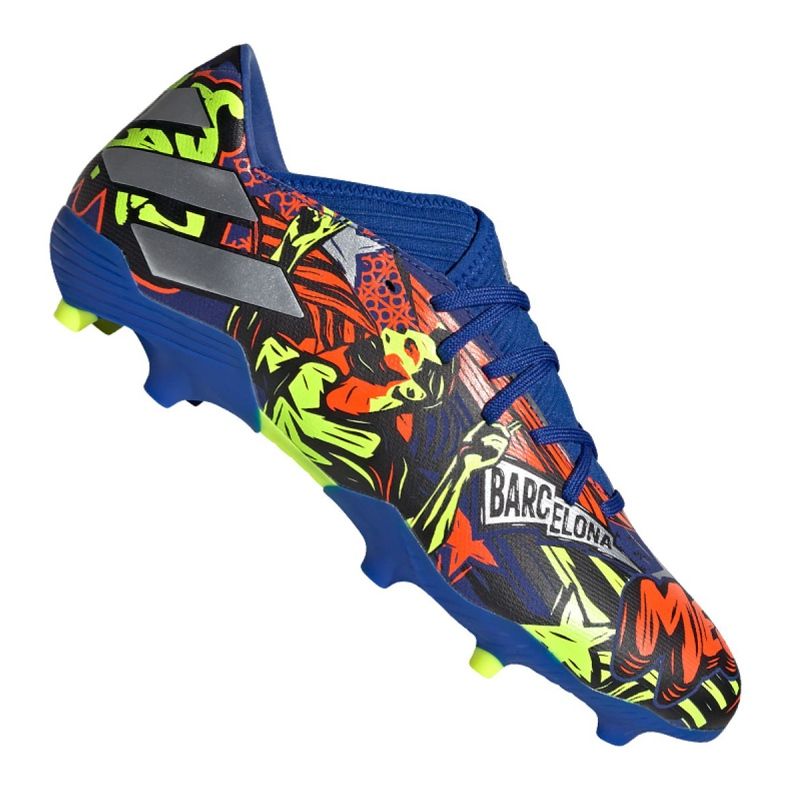Chaussures de football Adidas Nemeziz Messi 19.3 Fg M EH0591 multicolore multicolore Chaussures de football Adidas Nemeziz Messi 19.3 Fg M EH0591 multicolore multicolore