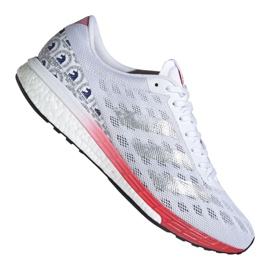 Chaussures de course adidas Adizero Boston 9 M FX8499 blanche rouge gris Chaussures de course adidas Adizero Boston 9 M FX8499 blanche rouge gris