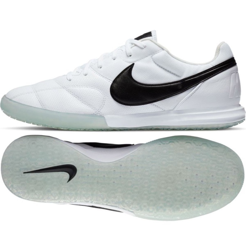Nike Premier Ii Sala Ic M AV3153-101 chaussures de football multicolore blanche Nike Premier Ii Sala Ic M AV3153-101 chaussures de football multicolore blanche