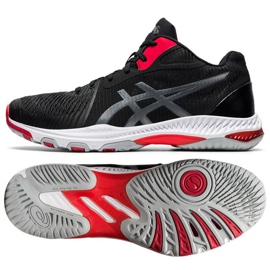 Chaussures de volley-ball Asics Netburner Ballistic Ff Mt 2 M 1051A042-001 noir noir