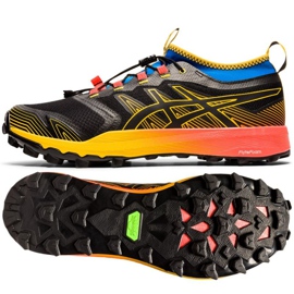 Chaussures de course Asics FujiTrabuco Pro M 1011A566-002 le noir multicolore