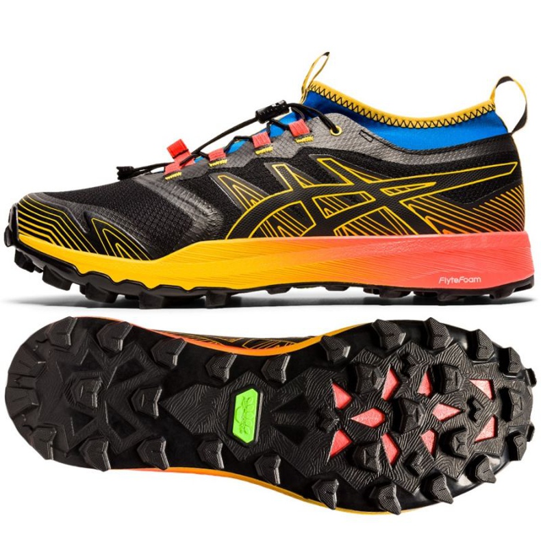 Chaussures de course Asics FujiTrabuco Pro M 1011A566-002 le noir multicolore