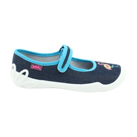 Chaussures enfant Befado 114Y400 bleu marin bleu