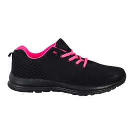 SHELOVET Chaussures de sport légères noir rose