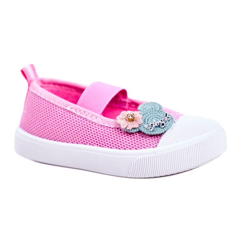 Le Scarpe Baskets velcro rose enfant Estienne