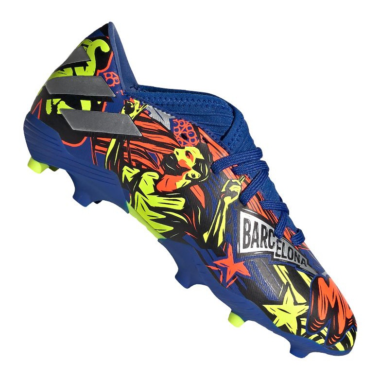 Chaussures de football Adidas Nemeziz Messi 19.3 Fg Jr EH0599 multicolore multicolore