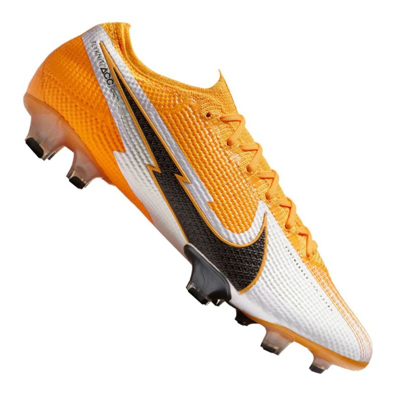 Chaussures de football Nike Vapor 13 Elite Fg MAQ4176-801 multicolore jaune