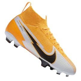 Chaussures de football Nike Superfly 7 Elite Fg Jr AT8034-801 jaune multicolore