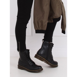 Bottes noires à lacets bottes noires NC1019 Noir