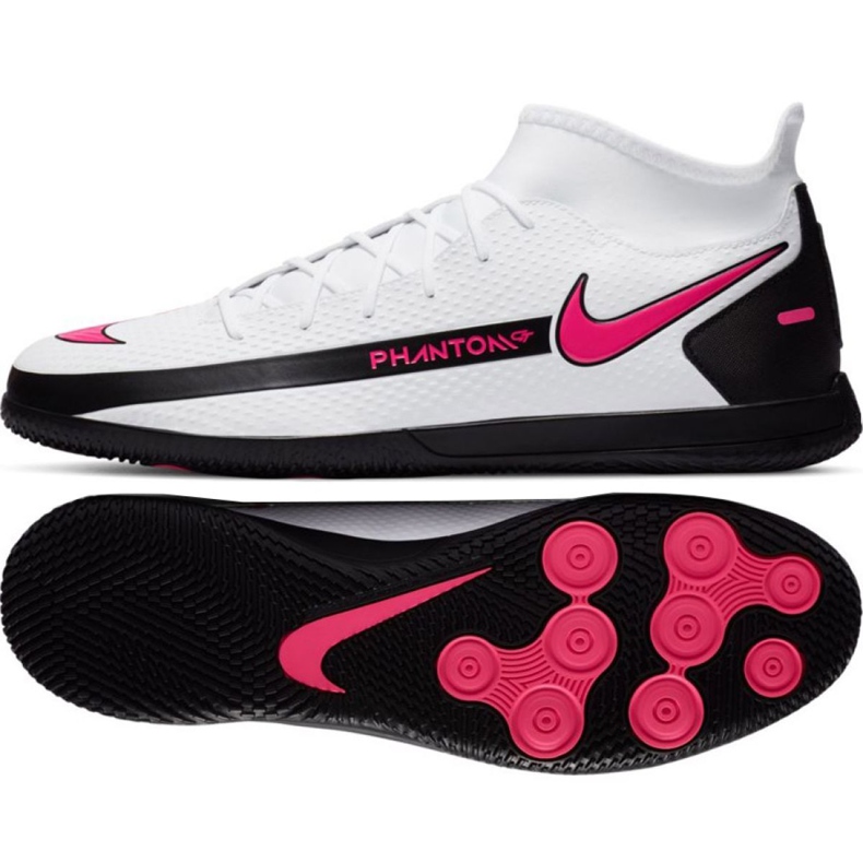 Nike Phantom Gt Club Df Ic M CW6671-160 chaussures de football multicolore blanche