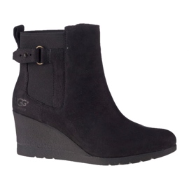 Ugg W Indra Bottes W 1017423-BLK noir gris