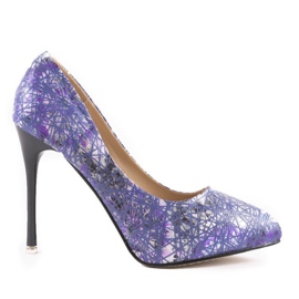 Épingles fleurs violettes 0116-4 multicolore Épingles fleurs violettes 0116-4 multicolore