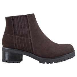 J. Star Bottes marron classiques brun