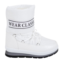 GOLL Portez des bottes de neige classiques blanche