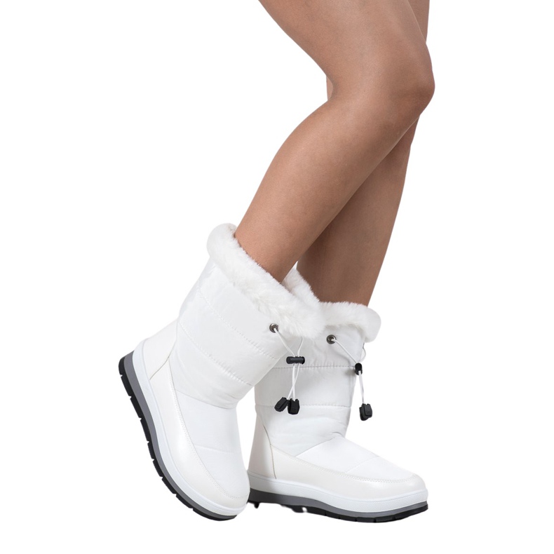 GOLL Bottes de neige classiques blanche