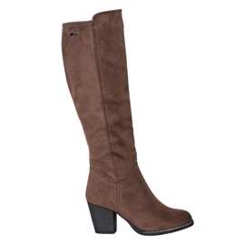 J. Star Bottes confortables sur un poteau brun