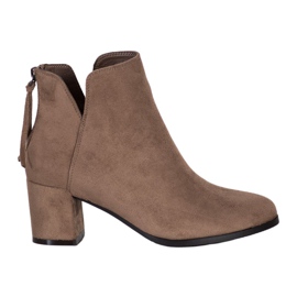 Bottes à fermeture éclair VINCEZA brun